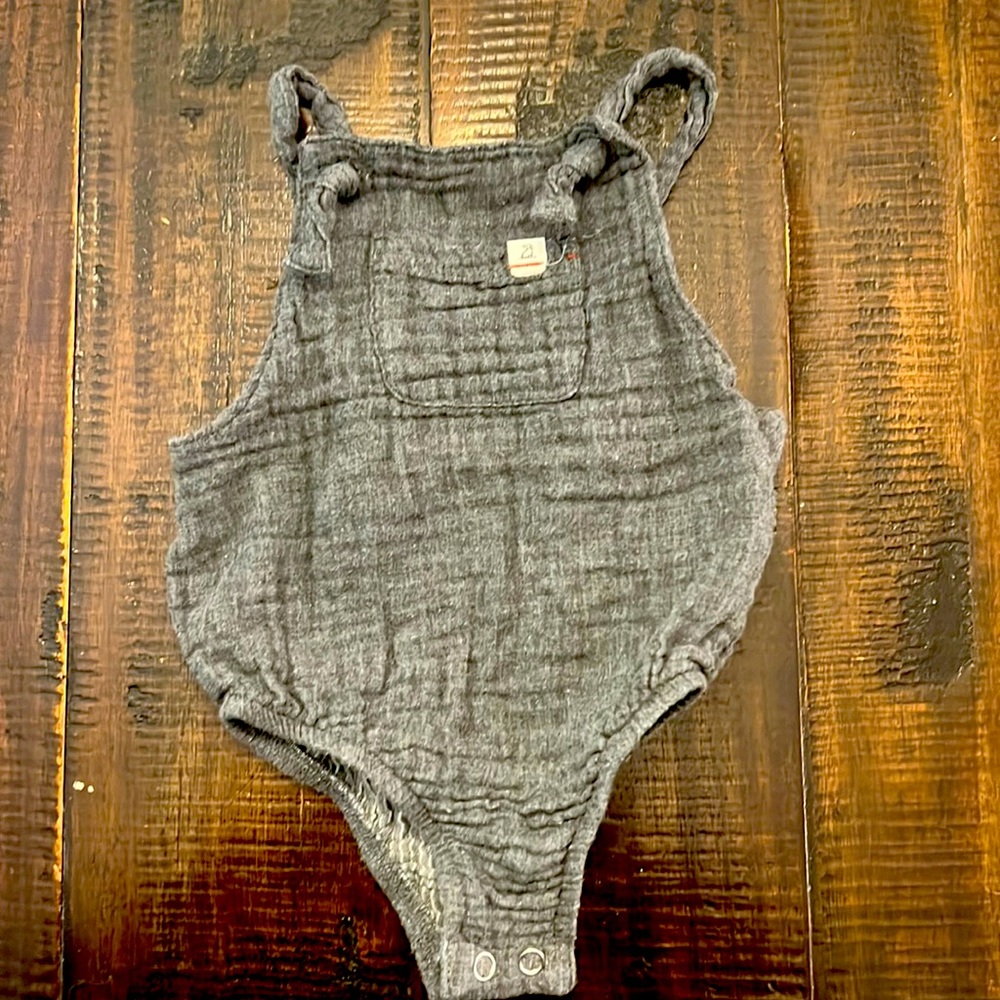 Me and Henry gray romper